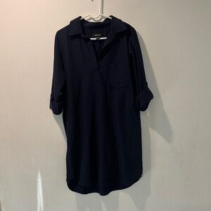 Karen Kane Midnight Blue Shirt Dress